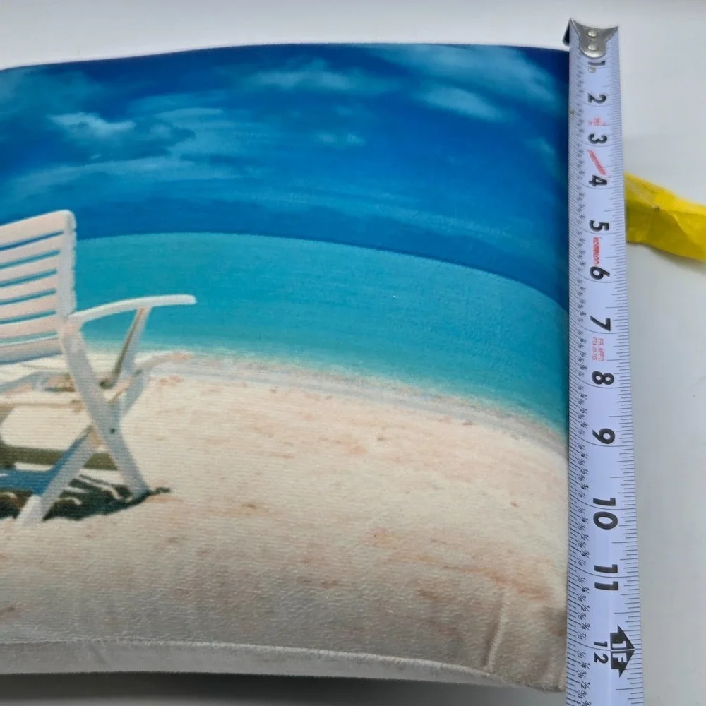 Beach Scene  Massage Pillow Pressure Battery Operated